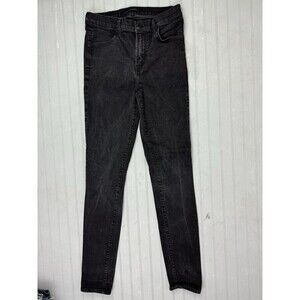 J Brand Size 27 Womens Jeans Maria Black Mid Rise Stretch Skinny